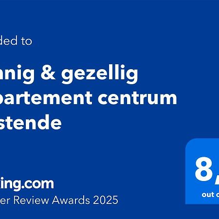 Zonnig&gezellig appartement centrum Oostende Exterior foto