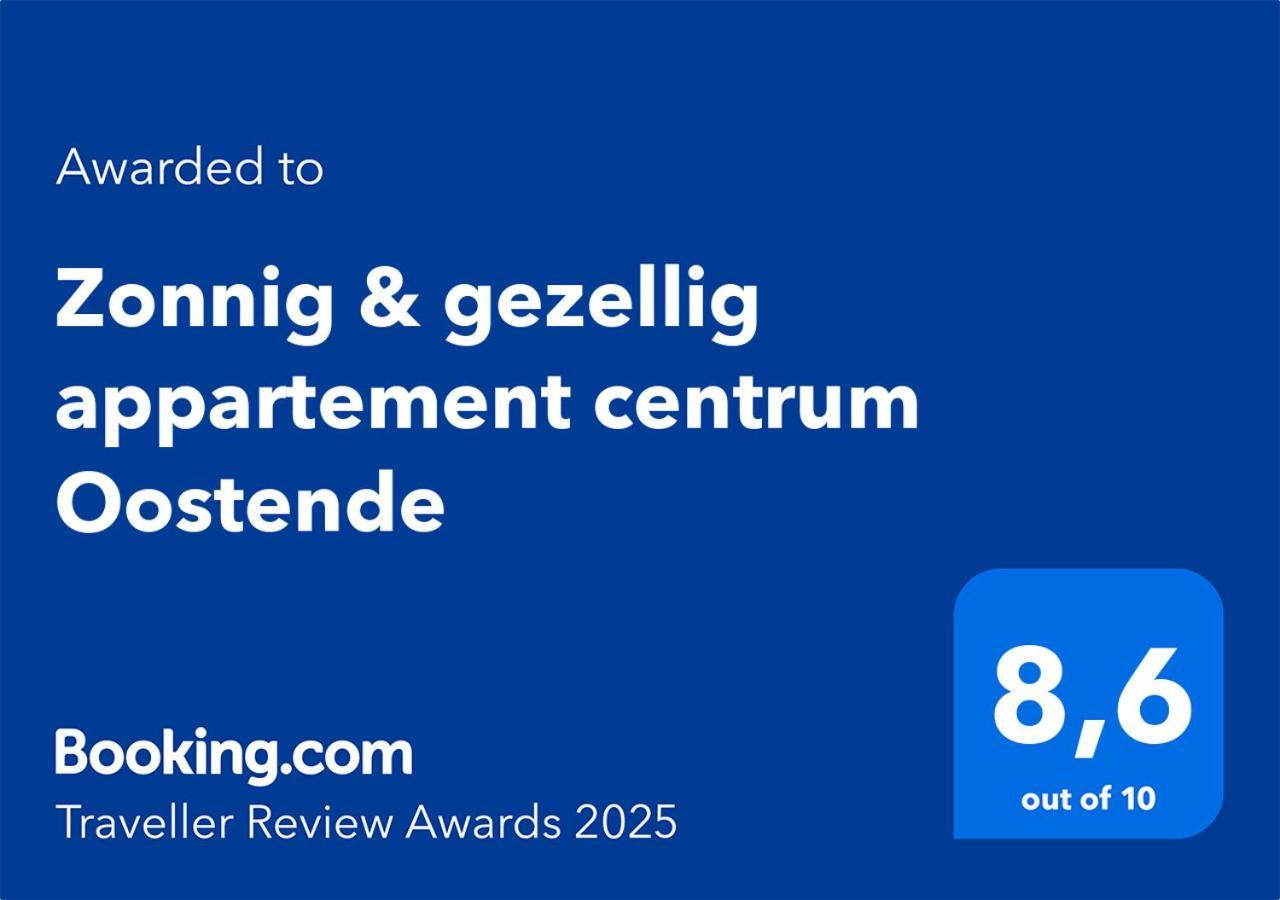 Zonnig&gezellig appartement centrum Oostende Exterior foto